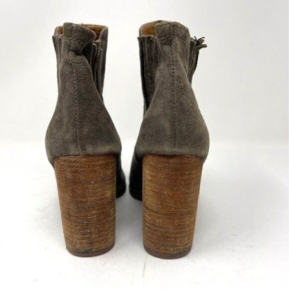 Jeffrey Campbell Havana ankle boots US 7.5 BoxU Gray suede leather Bohemian - Picture 3 of 7